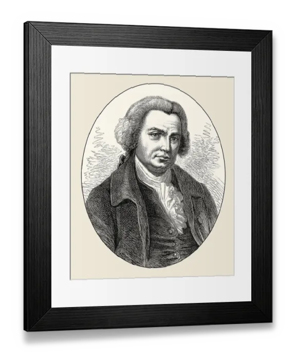 Framed Print : Portrait of John Smeaton, 1724 Framed Print : Portrait of John Smeaton, 1724