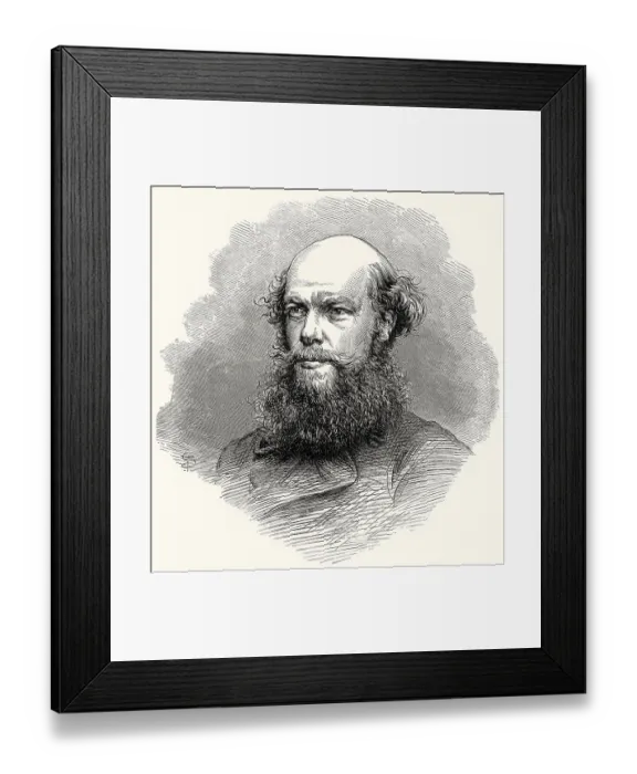 Framed Print : Laurence Oliphant, 1829 - 1888