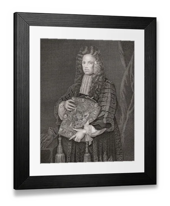 Framed Print : John Somers, 1st Baron Somers Framed Print : John Somers, 1st Baron Somers