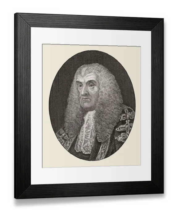 Framed Print : John Scott, 1st Earl of Eldon, 1751 - 1838