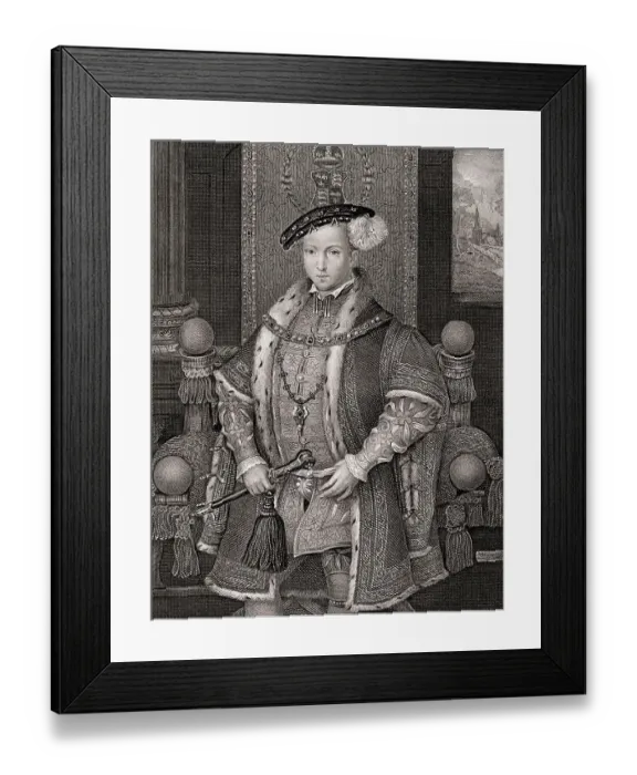 Framed Print : Edward VI, 1537-1553, King of England and Ireland