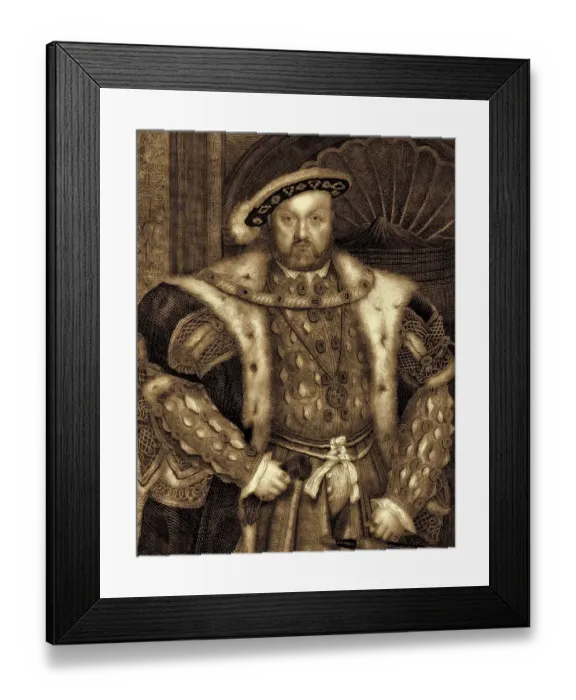 Framed Print : Henry VIII, 1491-1547, King of England Framed Print : Henry VIII, 1491-1547, King of England