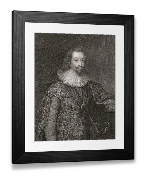 Framed Print : George Villiers, 1st Duke of Buckingham