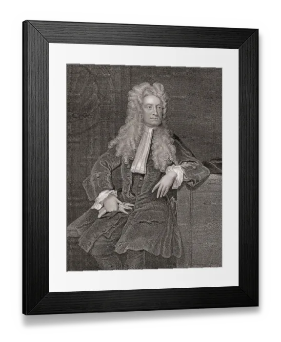 Framed Print : Sir Isaac Newton, 1642-1726, an English physicist and mathematician Framed Print : Sir Isaac Newton, 1642-1726, an English physicist and mathematician