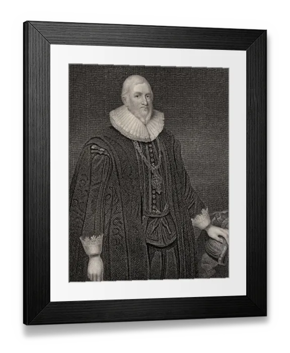 Framed Print : Sir Hugh Myddelton or Middleton