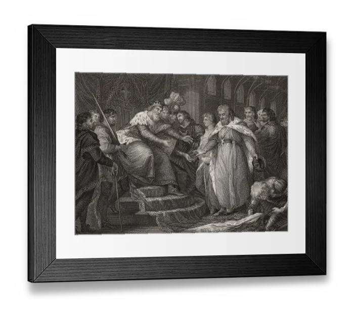 Framed Print : Edward, Prince of Wales, 1330-1376