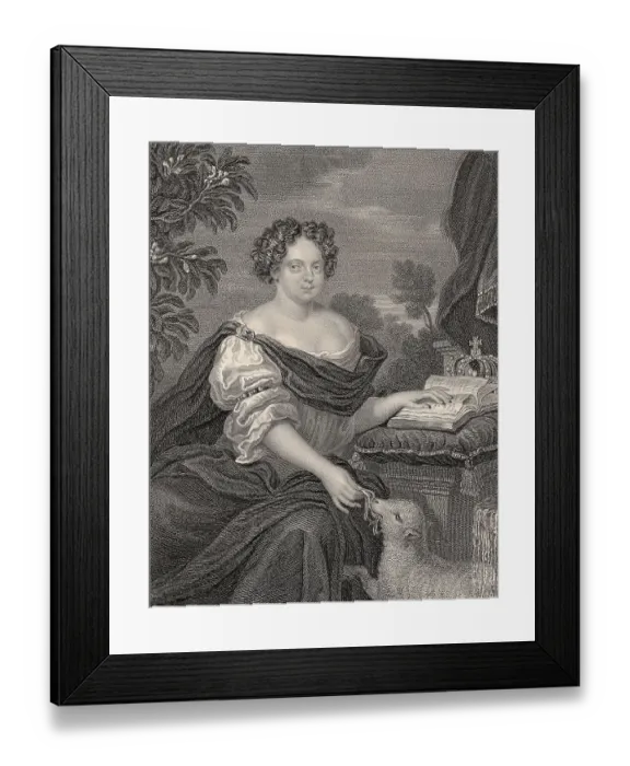 Framed Print : Catherine of Braganza, Catarina de Braganca