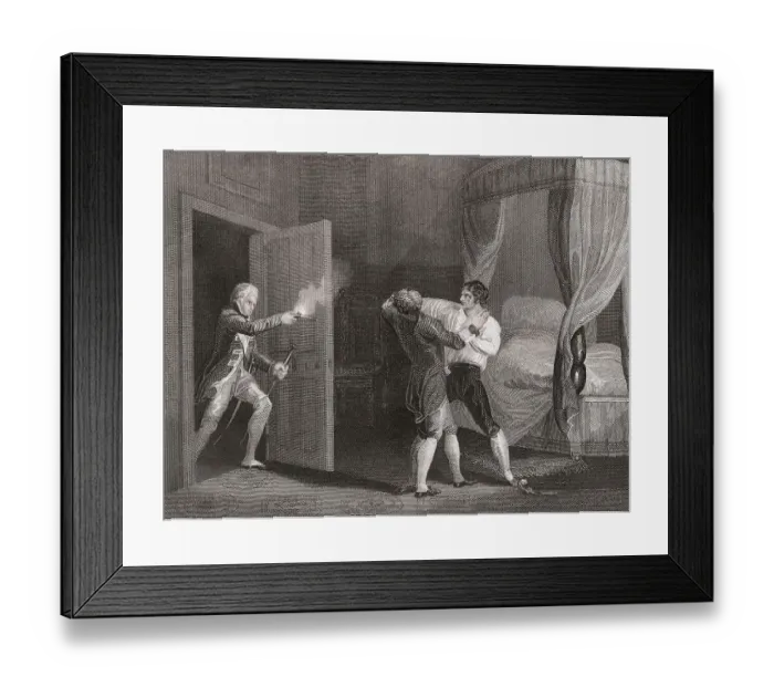 Framed Print : Arrest of Lord Edward FitzGerald