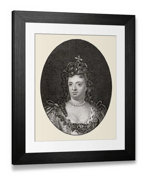 Framed Print : Anne, 1665-1714, Queen of England Framed Print : Anne, 1665-1714, Queen of England