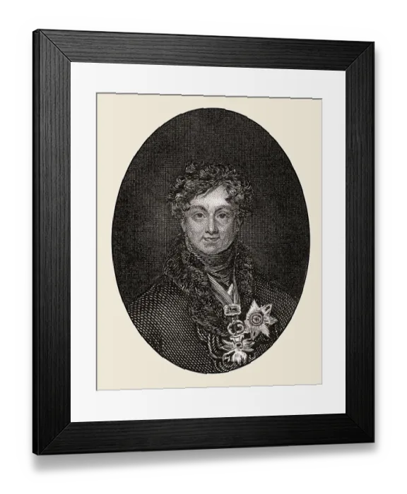 Framed Print : George IV, King of the United Kingdom of Great Britain and Ireland from 1820 until 1830 Framed Print : George IV, King of the United Kingdom of Great Britain and Ireland from 1820 until 1830