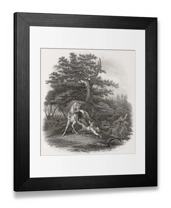Framed Print : Death of William II, William Rufus