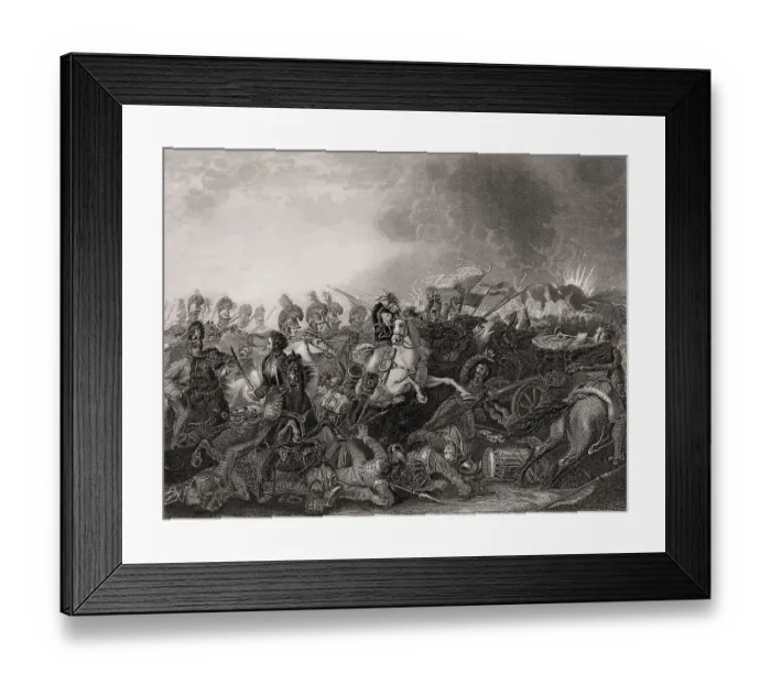 Framed Print : The Night of Victory at Waterloo Framed Print : The Night of Victory at Waterloo