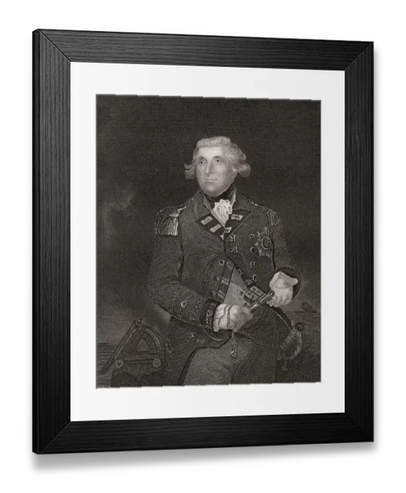 Framed Print : George Augustus Eliott, 1st Baron Heathfield Framed Print : George Augustus Eliott, 1st Baron Heathfield