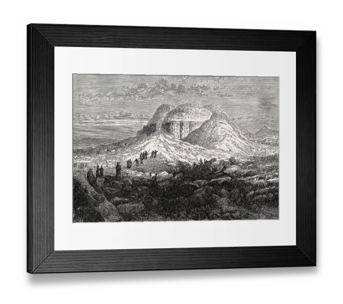 Framed Print : Ruins of Ur KaSdim or Ur of the Chaldeans
