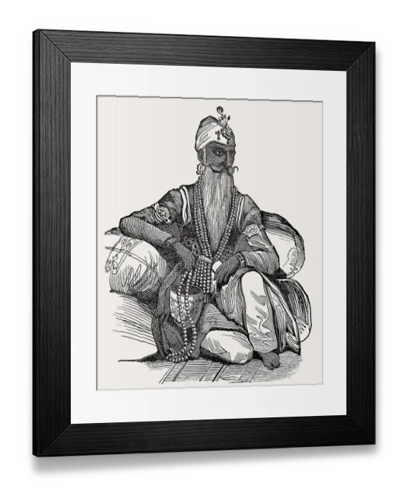 Framed Print : Maharaja Ranjit Singh, 1780 -1839