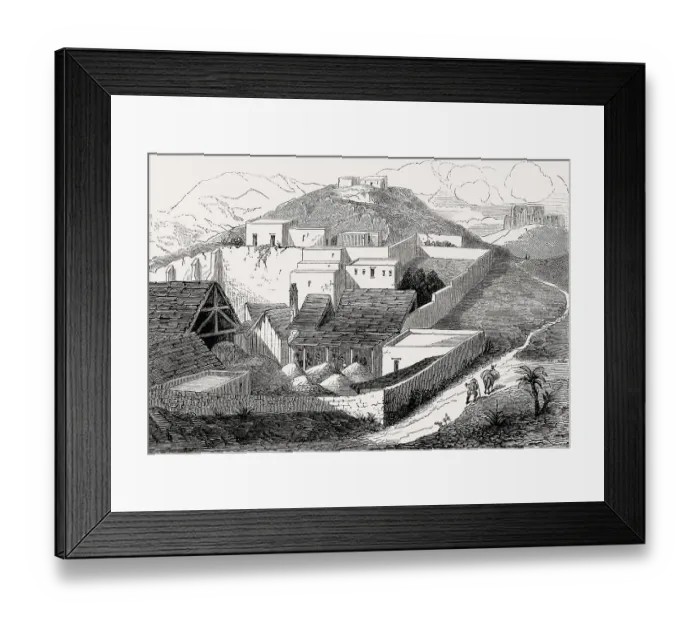 Framed Print : San Juan de Rayas Mine, Rayas Mine Framed Print : San Juan de Rayas Mine, Rayas Mine