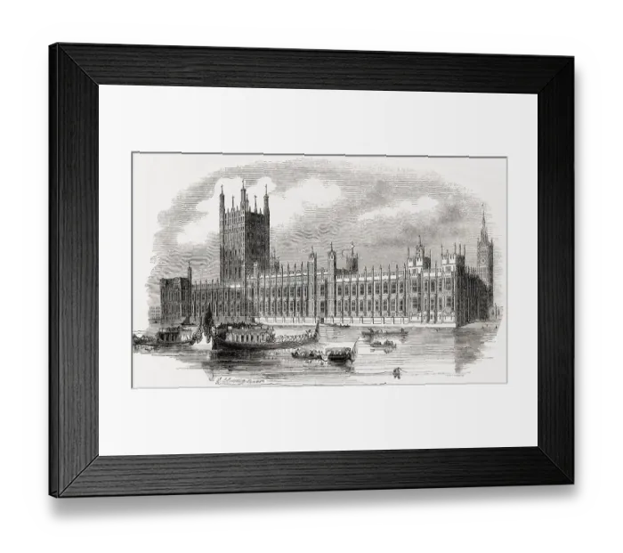 Framed Print : Palace of Westminster, Houses of Parliament Framed Print : Palace of Westminster, Houses of Parliament
