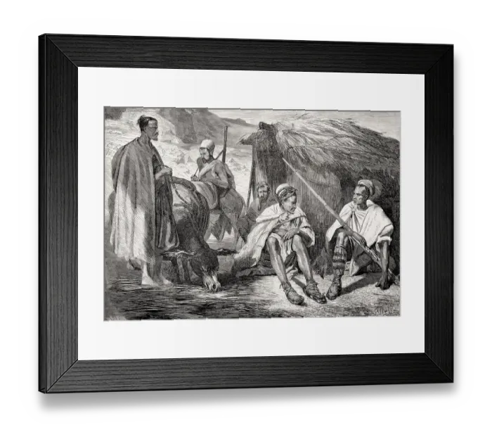 Framed Print : The Kabyle people, Berber people and ethnic group indigenous to Kabylia in the north of Algeria