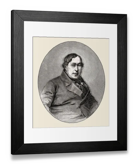 Framed Print : Gioachino Antonio Rossini, 1792-1868