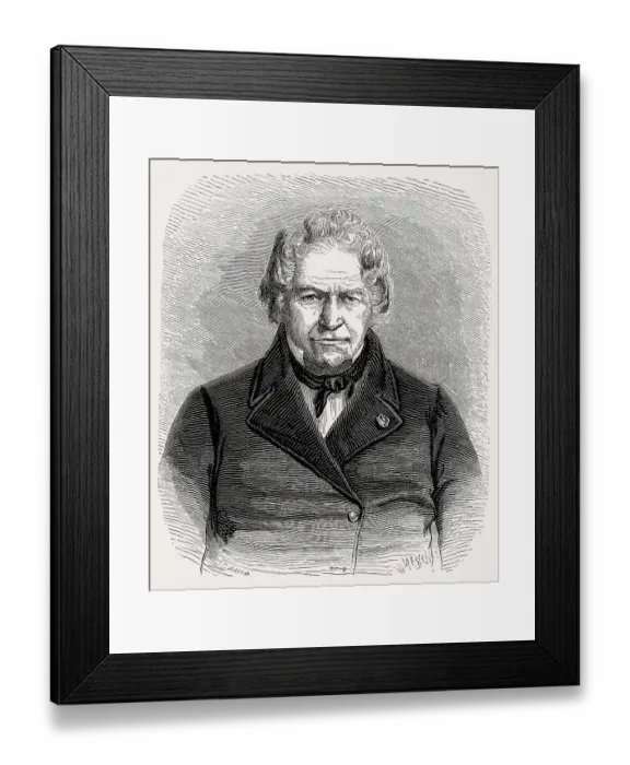 Framed Print : Louis Jacques Thenard, 1777 - 1857 Framed Print : Louis Jacques Thenard, 1777 - 1857