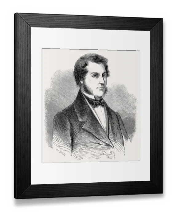 Framed Print : Sir James Brooke, Rajah of Sarawak