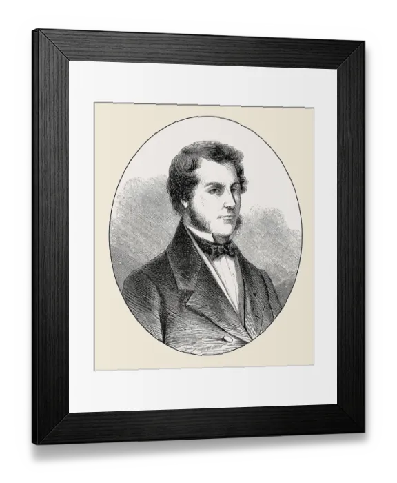 Framed Print : Sir James Brooke, Rajah of Sarawak