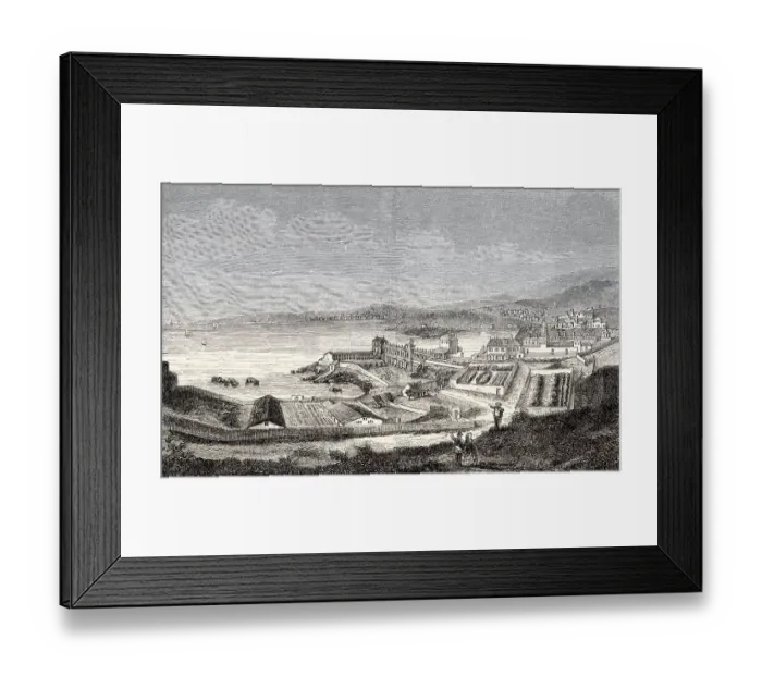 Framed Print : The Lazaret d'Arenc, Saint Martin d'Arc Framed Print : The Lazaret d'Arenc, Saint Martin d'Arc