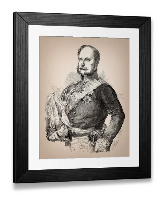Framed Print : Wilhelm I or William I, 1797-1888 Framed Print : Wilhelm I or William I, 1797-1888