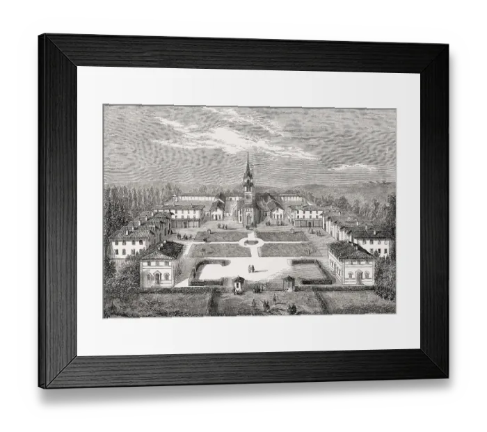 Framed Print : Mettray Penal Colony, Mettray, departement of Indre-et-Loire Framed Print : Mettray Penal Colony, Mettray, departement of Indre-et-Loire