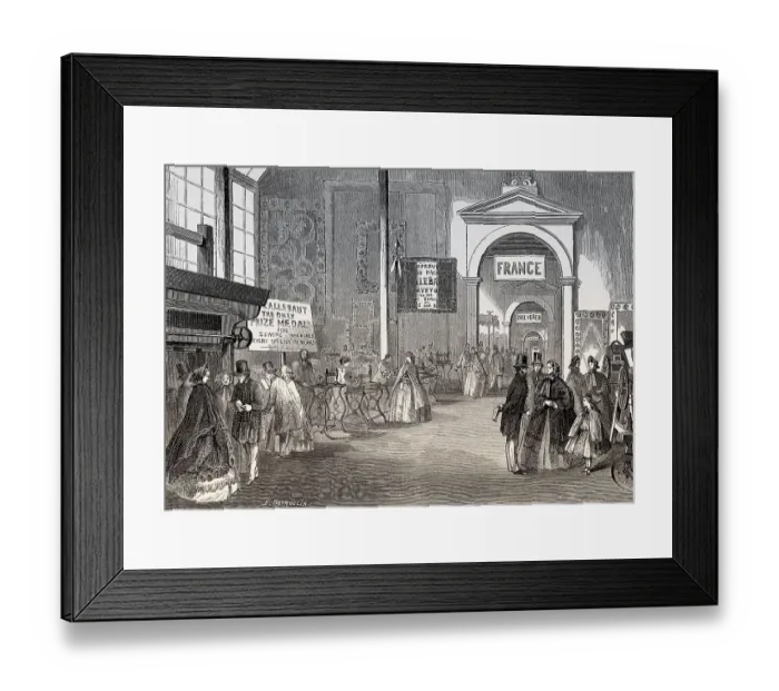 Framed Print : Sewing machines by Charles Callebaut