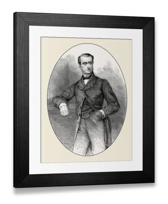 Framed Print : Jean Pierre Edmond Jurien de La Graviere