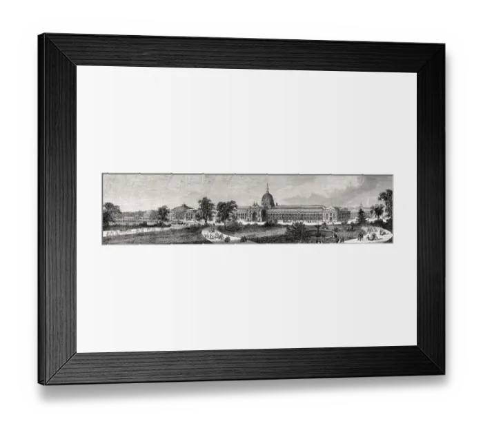 Framed Print : The Palais de l'Industrie, an exhibition hall Framed Print : The Palais de l'Industrie, an exhibition hall