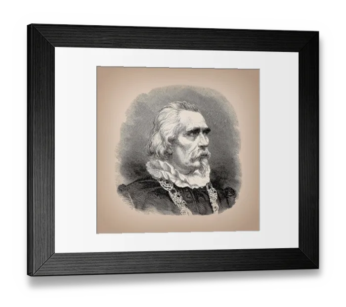 Framed Print : Pierre-Martinien Tousez, stage name Bocage