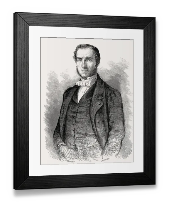 Framed Print : Edouard Drouyn de Lhuys, 1805 - 1881 Framed Print : Edouard Drouyn de Lhuys, 1805 - 1881