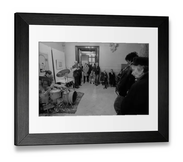 Framed Print : Germany, Berlin, 25.11.1991, event at Domizil
