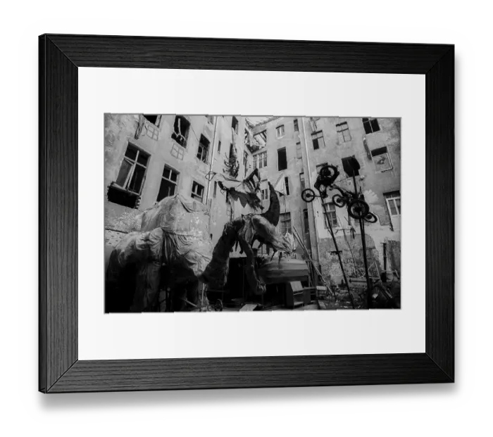 Framed Print : Germany, Berlin, 30.11.1991, dragon