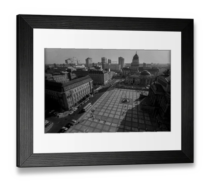 Framed Print : Germany, Berlin, 10.11.1991, Gendarmenmarkt Framed Print : Germany, Berlin, 10.11.1991, Gendarmenmarkt