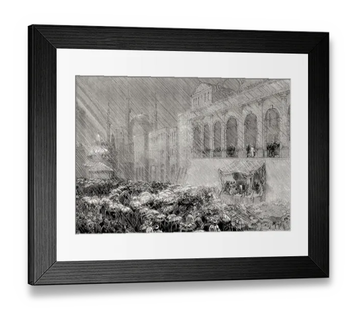 Framed Print : Proclamation of the Ottoman constitution of 1876