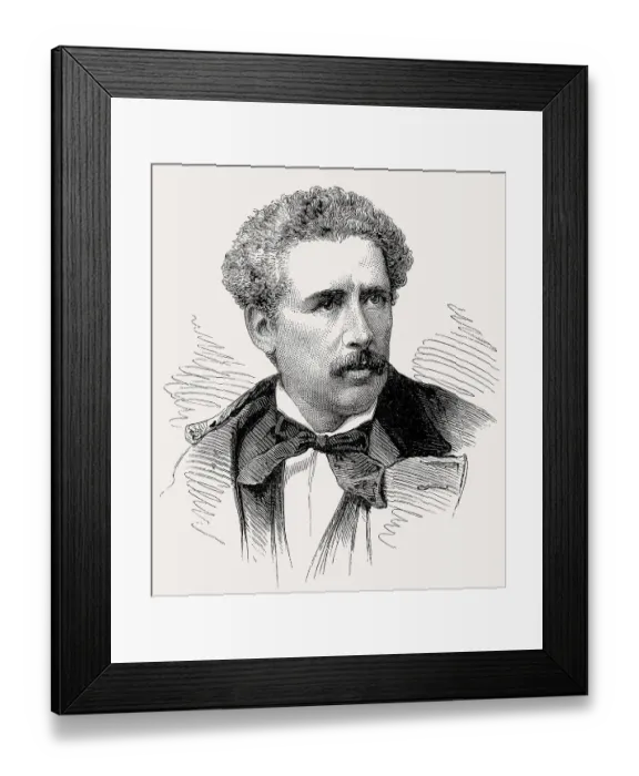 Framed Print : Jules-Louis-Olivier Metra, 1830 - 1889