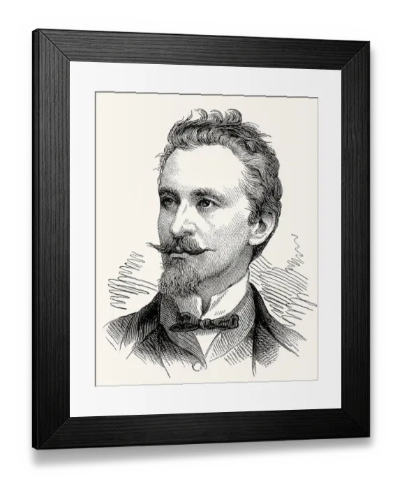 Framed Print : Friedrich Gerhard Rohlfs, 1831-1896