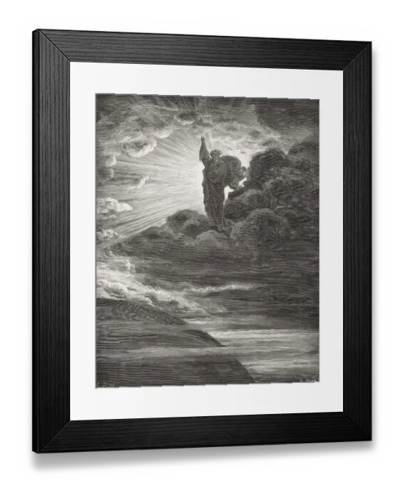 Framed Print : The Creation of Light, Old Testament