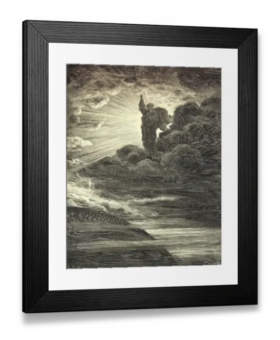 Framed Print : The Creation of Light, Old Testament