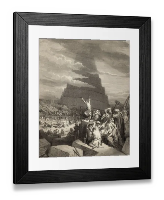 Framed Print : The Tower of Babel, Old Testament