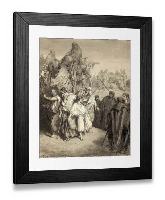 Framed Print : Joseph Is Sold by His Brothers Framed Print : Joseph Is Sold by His Brothers