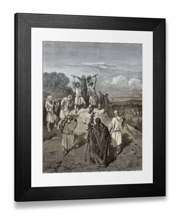 Framed Print : Return of the Spies from the Land of Promise