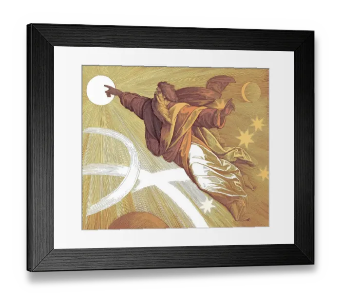Framed Print : Creation of Heavenly Bodies, Old Testament Framed Print : Creation of Heavenly Bodies, Old Testament