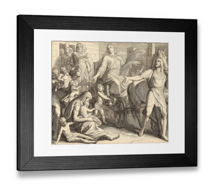 Framed Print : Joseph Promoted in Egypt, Old Testament