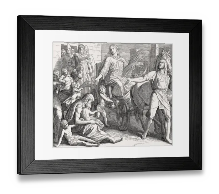 Framed Print : Joseph Promoted in Egypt, Old Testament