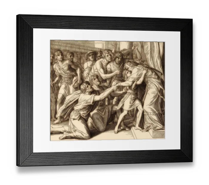 Framed Print : Joseph Reveals Himself to His Brothers