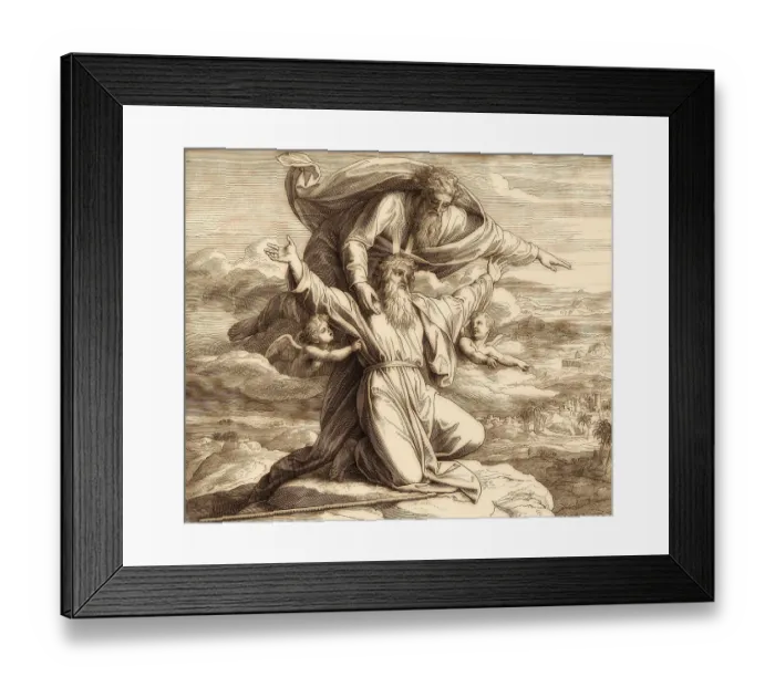 Framed Print : God shows Moses the Promised Land Framed Print : God shows Moses the Promised Land